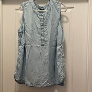 Talbots Light Blue Sleeveless Blouse‎